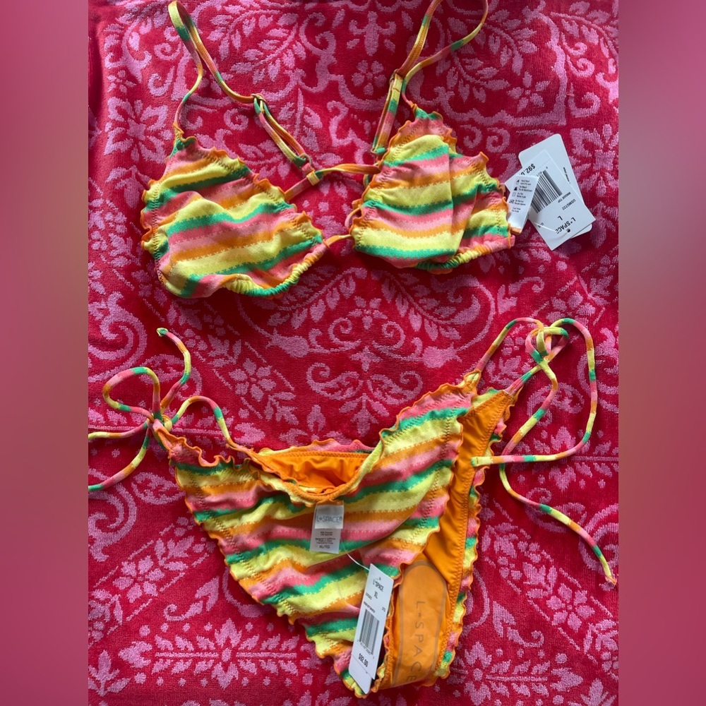 L SPACE Tropical Bikini